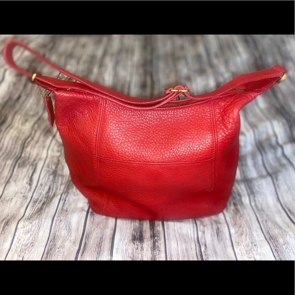 Vintage Red Coach Handbag/Purse